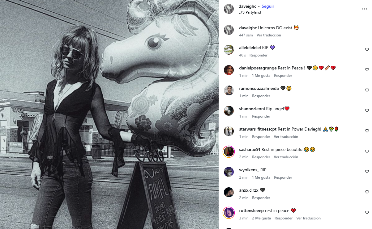 Fans conmocionados por la muerte de Daveigh Chase