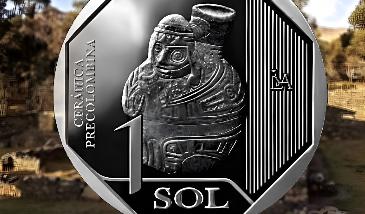Peru's Central Bank unveils new S/1 coin honoring ancient Recuay culture