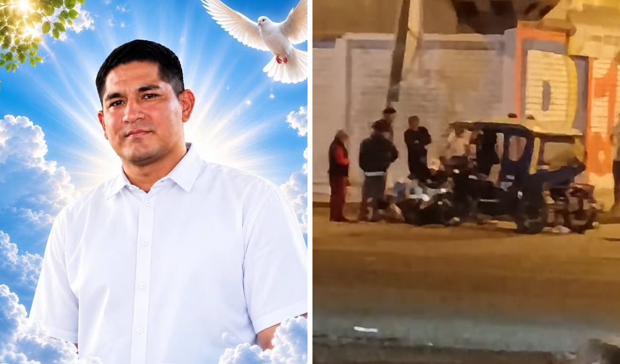 Combi crashes into mototaxi, killing young father in Santa Anita; driver flees without helping