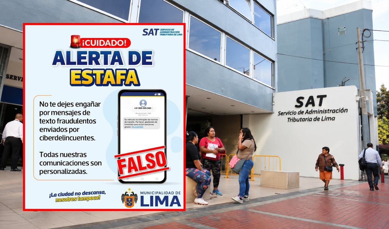 Lima Tax Authority Warns of SMS Scam Impersonating SAT for Debt Fraud