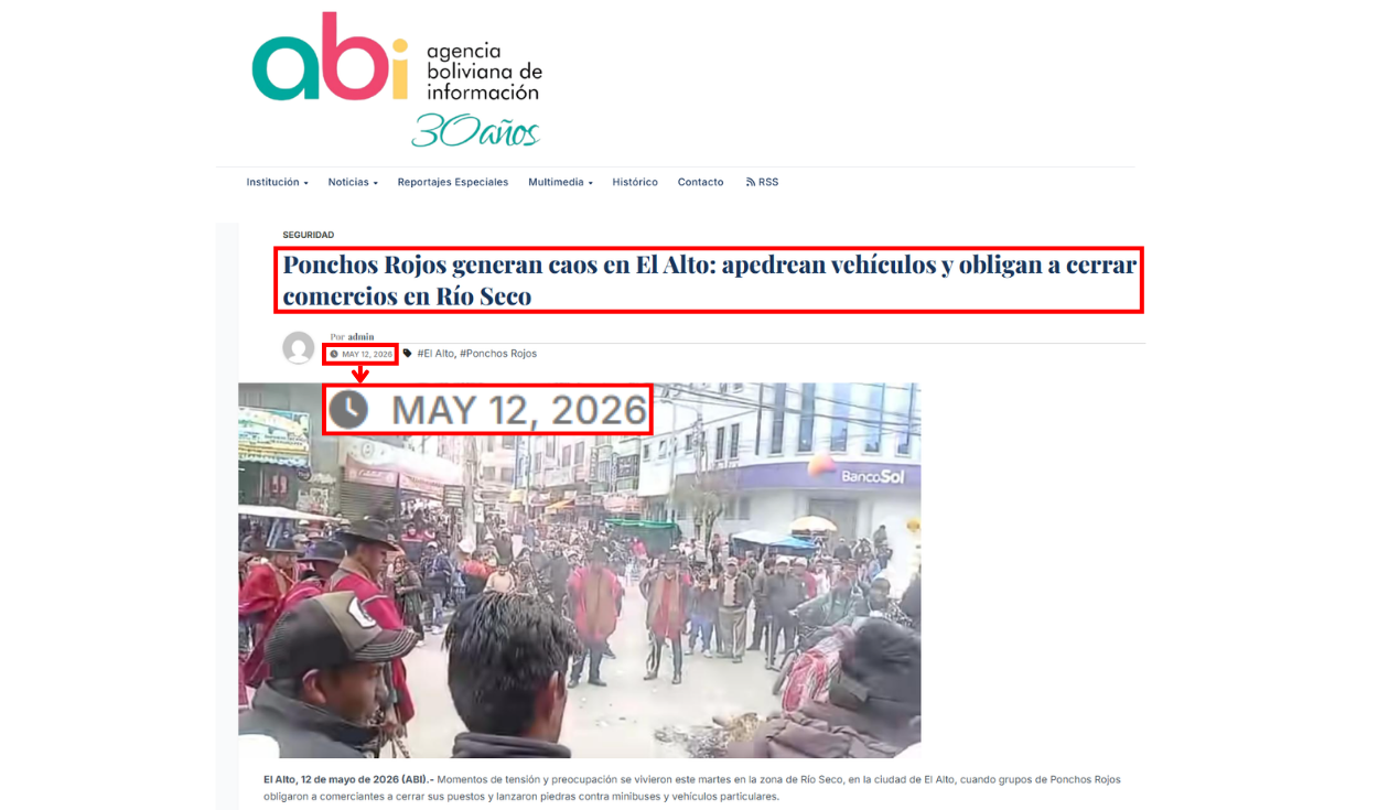 Noticia 2. Foto: Agencia Bolivariana de Información