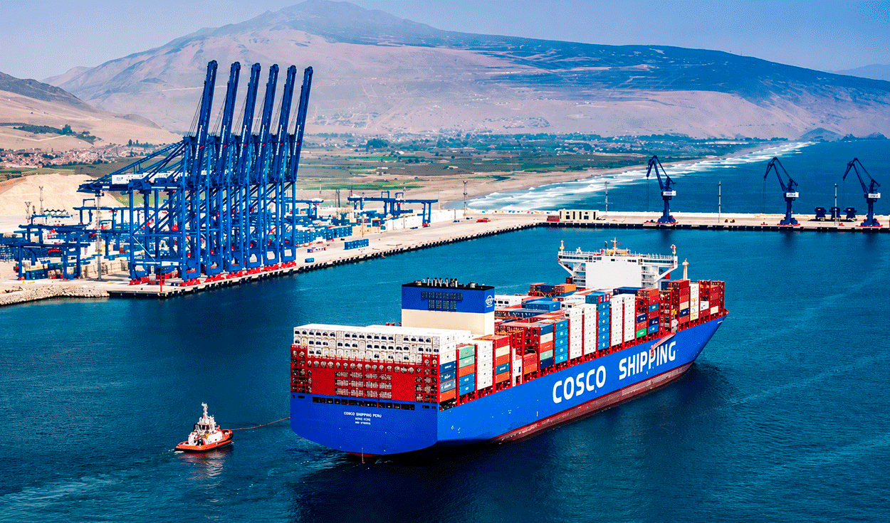 Puerto de Chancay: 502.000 TEU, 2.4M t y el primer año en que la terminal cree que es país