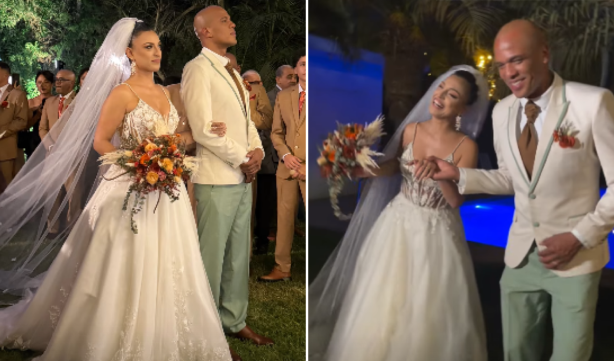 ¡SE CASÓ GASPAR! Alejandro Villagómez DE ‘Al fondo hay sitio’ se dio el SÍ en el altar con Joseline Lavaud