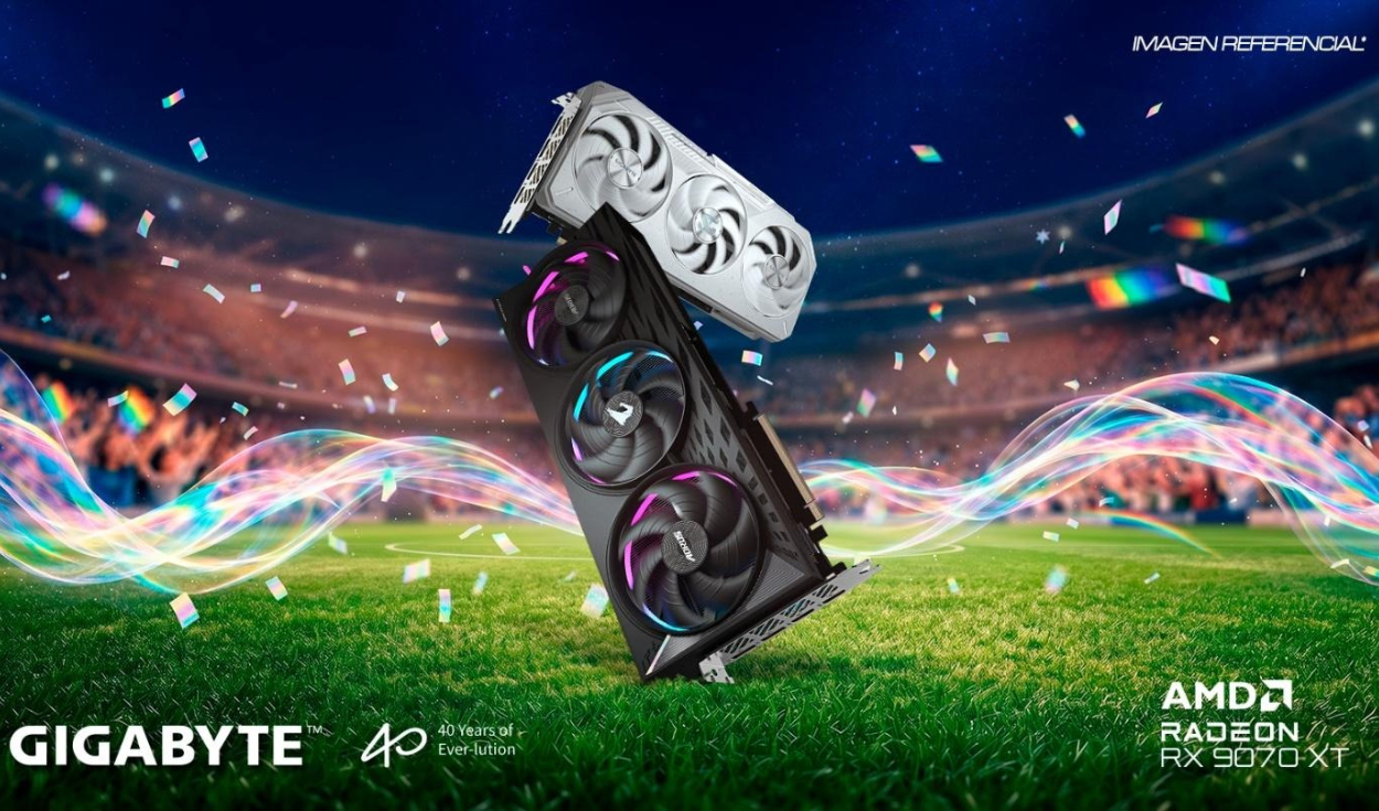 Los participantes tendrán la oportunidad de ganar equipos que incluyen procesadores AMD Ryzen y tarjetas gráficas AMD Radeon RX 9070 XT. Fuente: difusión. sorteo-pc-gamer