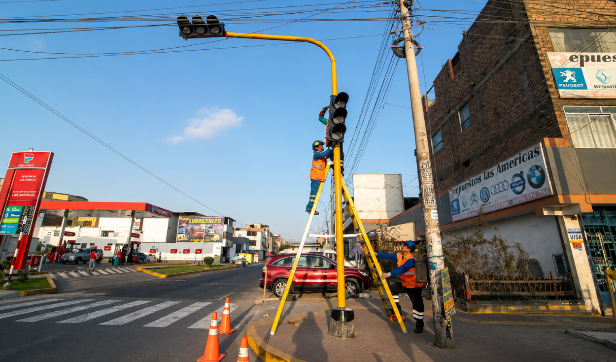 Traffic lights to go dark on Lima avenues: schedules and affected districts due to power cut