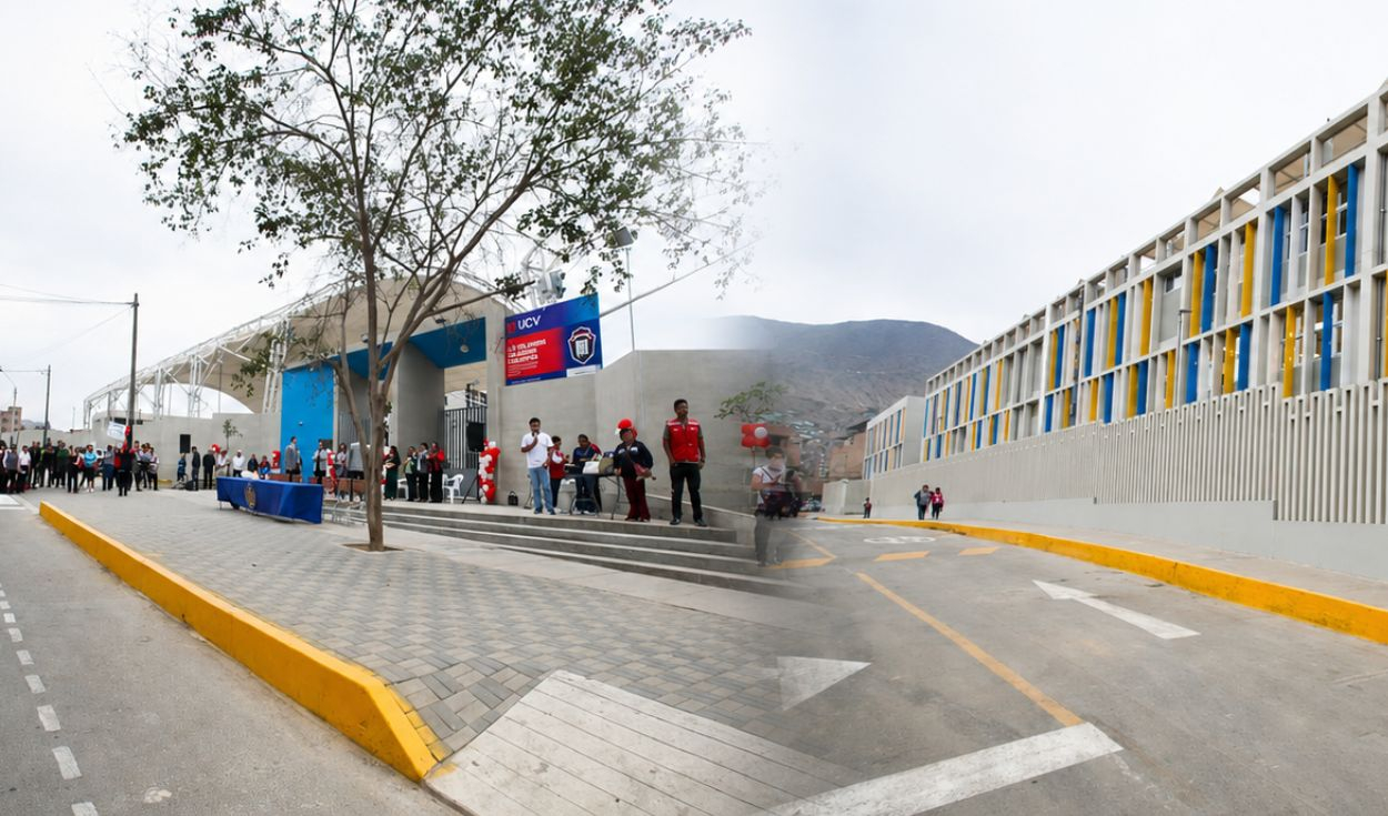 Historic schools in San Juan de Lurigancho get exterior makeover