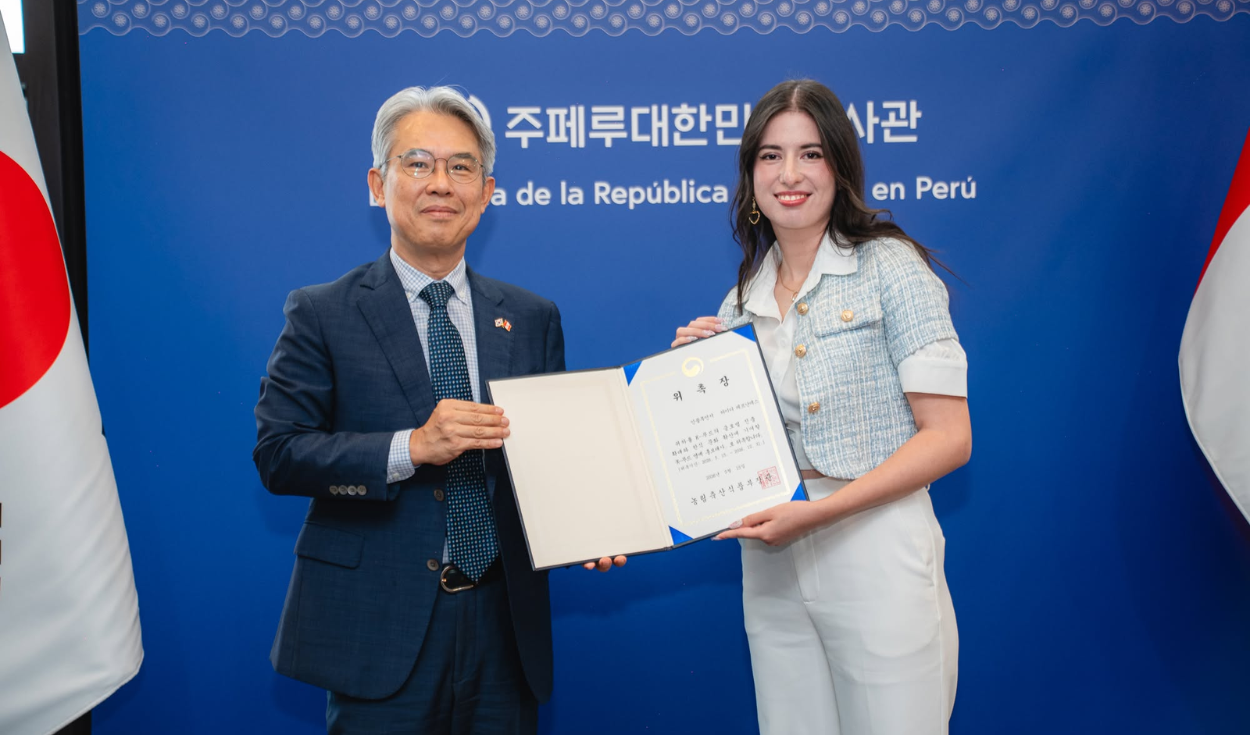 Peruvian influencer named global K-food ambassador for Latin America