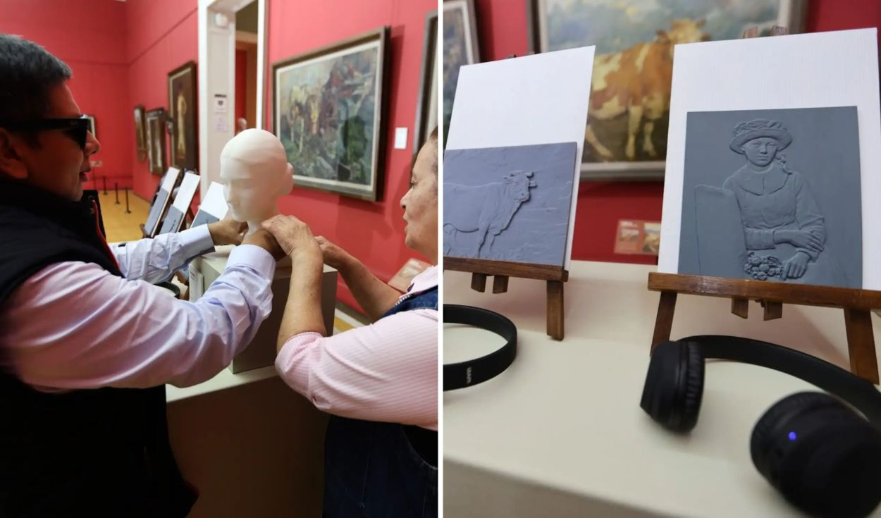 Lima museum offers art experience through touch and sound for visually impaired