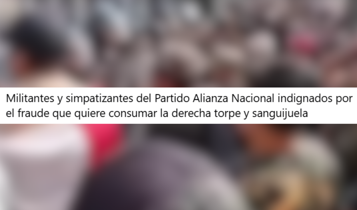 Narrativa atribuida al viral. Foto: Facebook