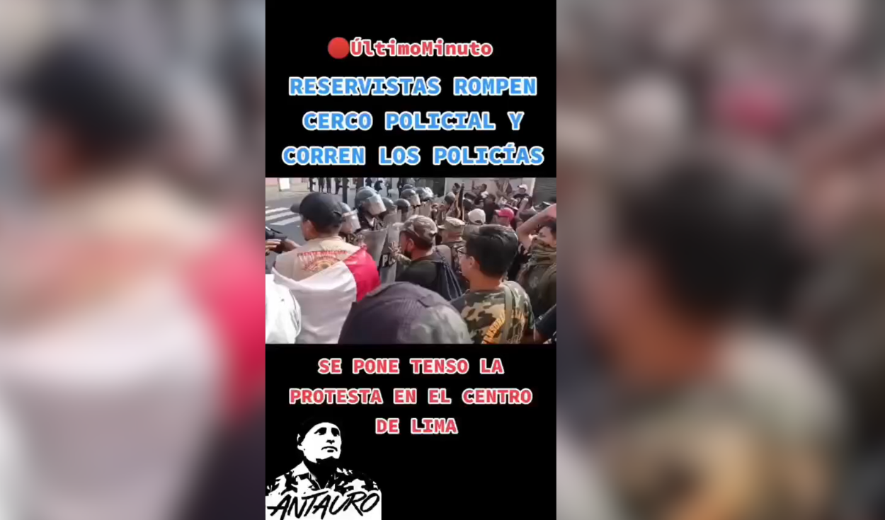 Captura de pantalla del video viralizado. Foto: Facebook