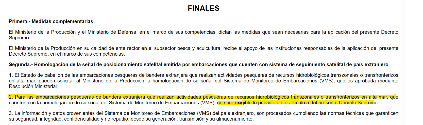 El decreto exime de instalar el SISESAT a quien consiga la homologación.