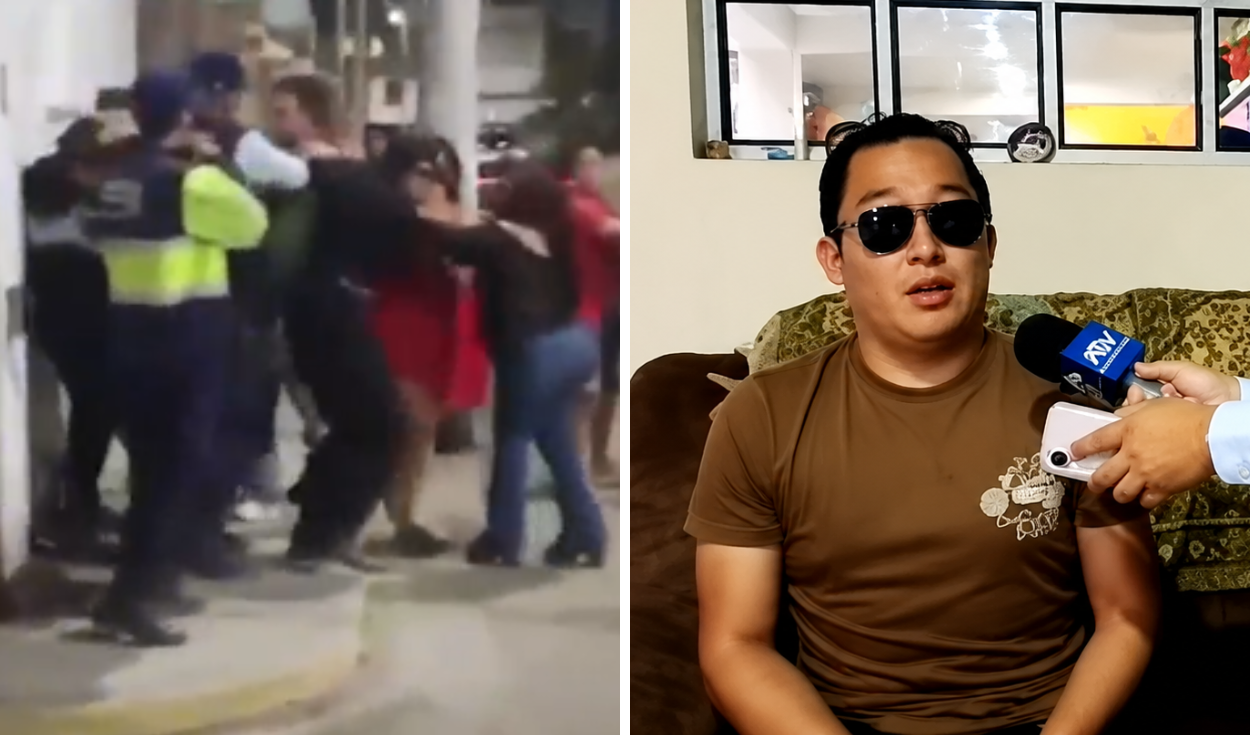 Visually impaired man alleges police beat him after accidental collision
