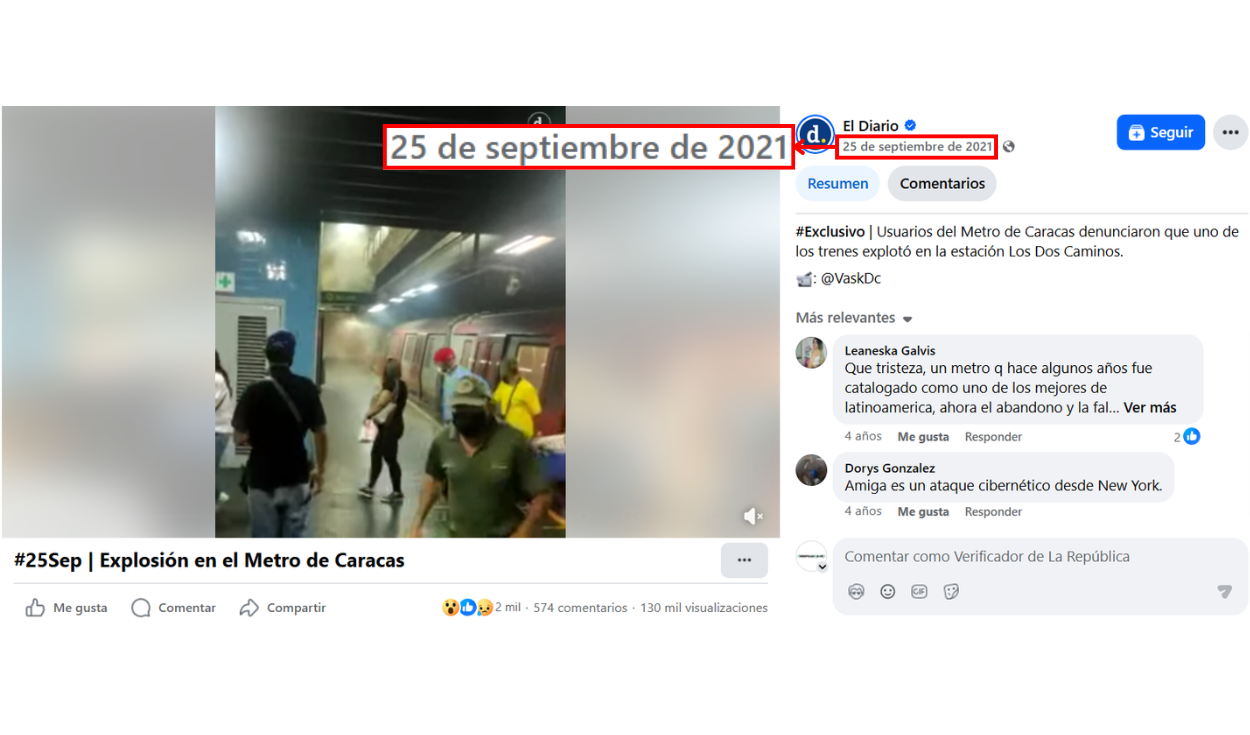 Noticia presentada por El Diario. Foto: El Diario - Facebook