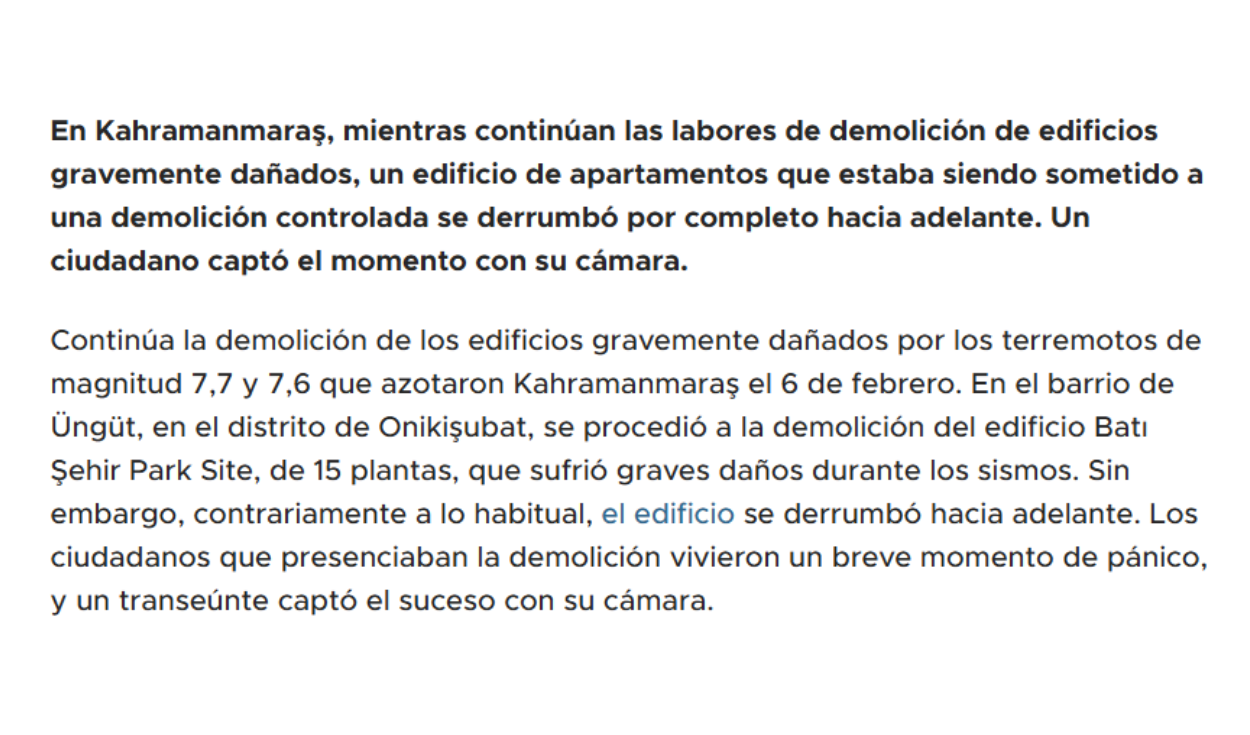 Nota de Hürriyet traducida al español (1 de octubre de 2023) - parte 2. Foto: Hürriyet