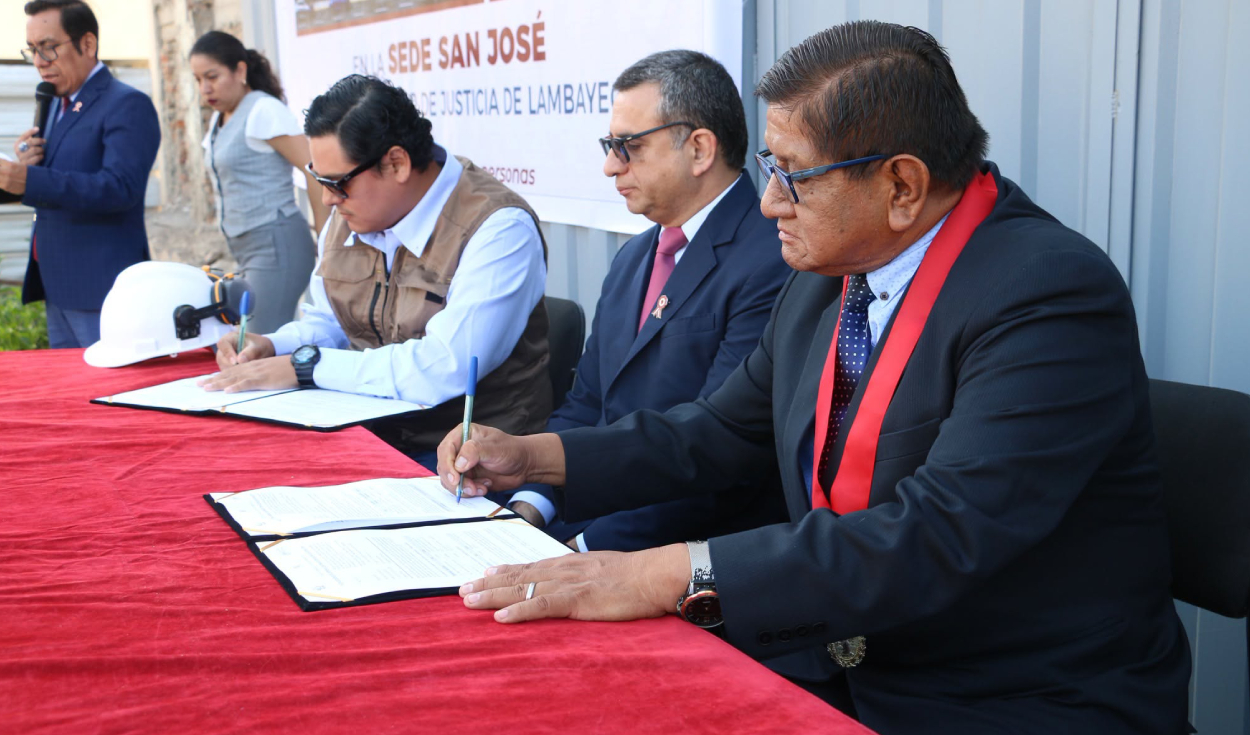 Se presenta un diseño moderno y funcional para la administración de justicia. Fuente: difusión. corte-de-lambayeque