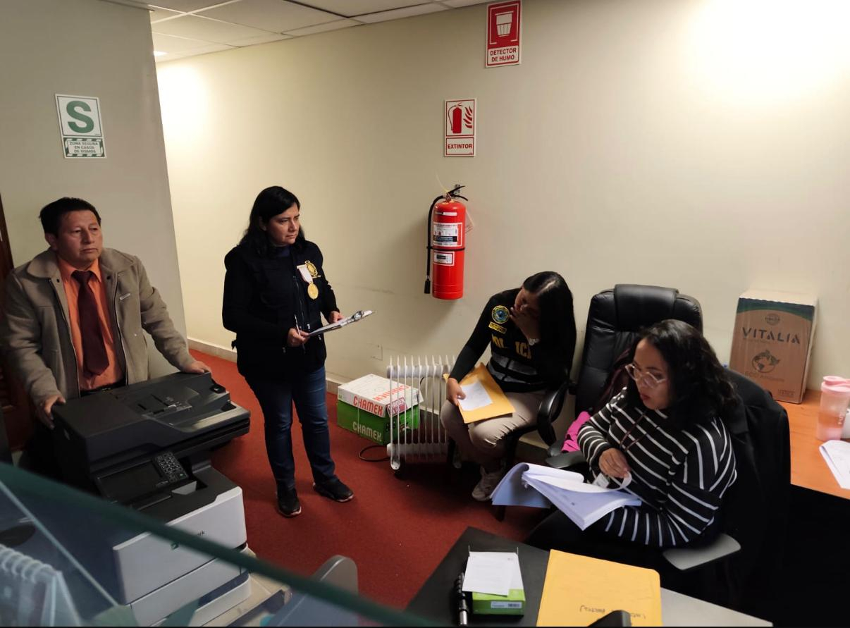 Operativo anticorrupción en Apurímac