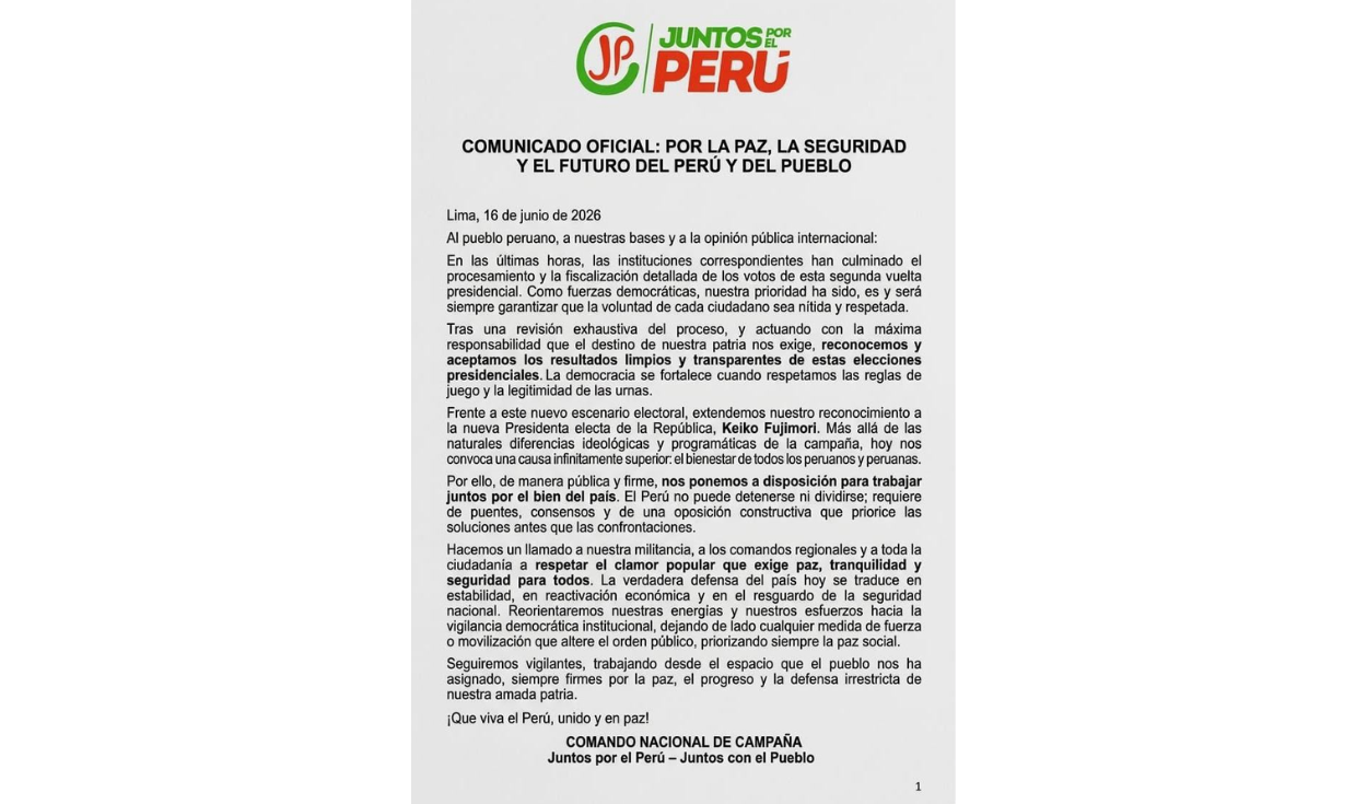 Documento similar viralizado semanas atrás. Foto: Facebook