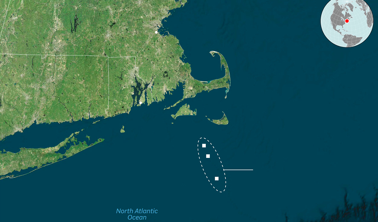 Para extraer muestras de agua, se perforó el fondo marino en tres lugares cerca de Martha's Vineyard y Nantucket. Foto: Expedition 501