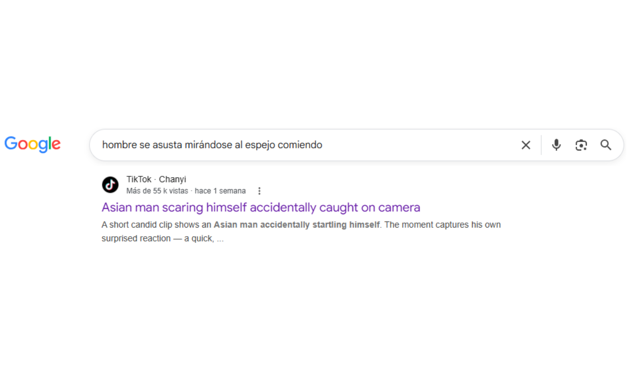 Video encontrado con las palabras clave. Captura: Google Video encontrado con las palabras clave. Captura: Google