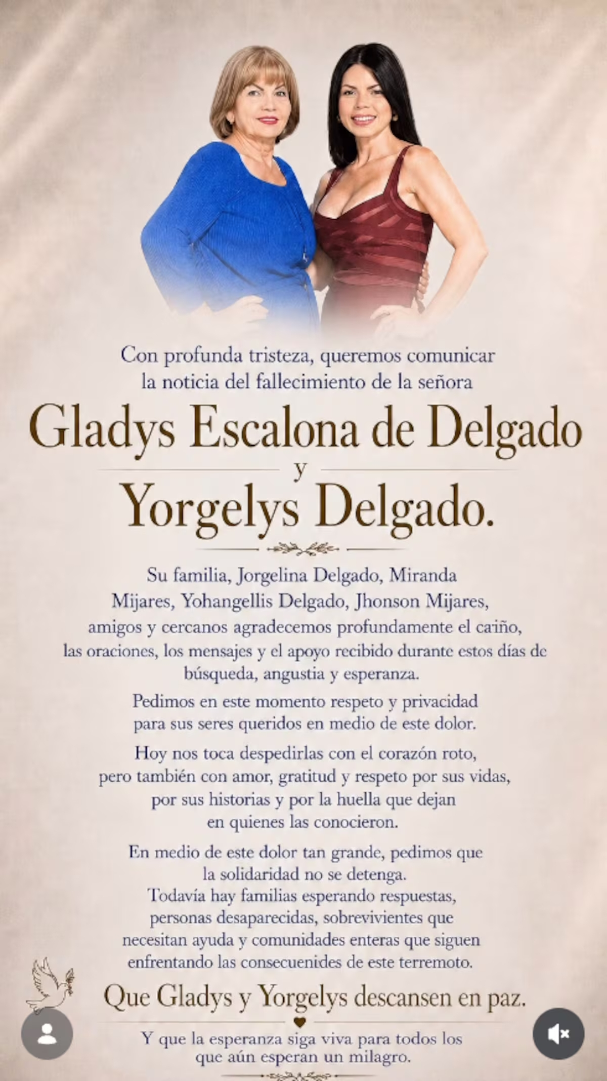 Familia de Yorgelis Delgado confirmó su muerte