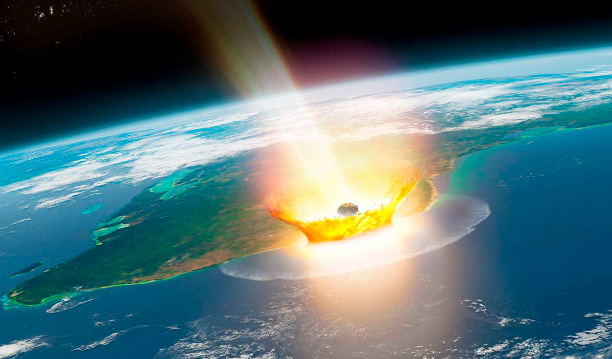 El impacto del meteorito desencadenó un cambio climático global y provocó una extinción masiva del 75 % de la vida en la Tierra. Foto: IStock