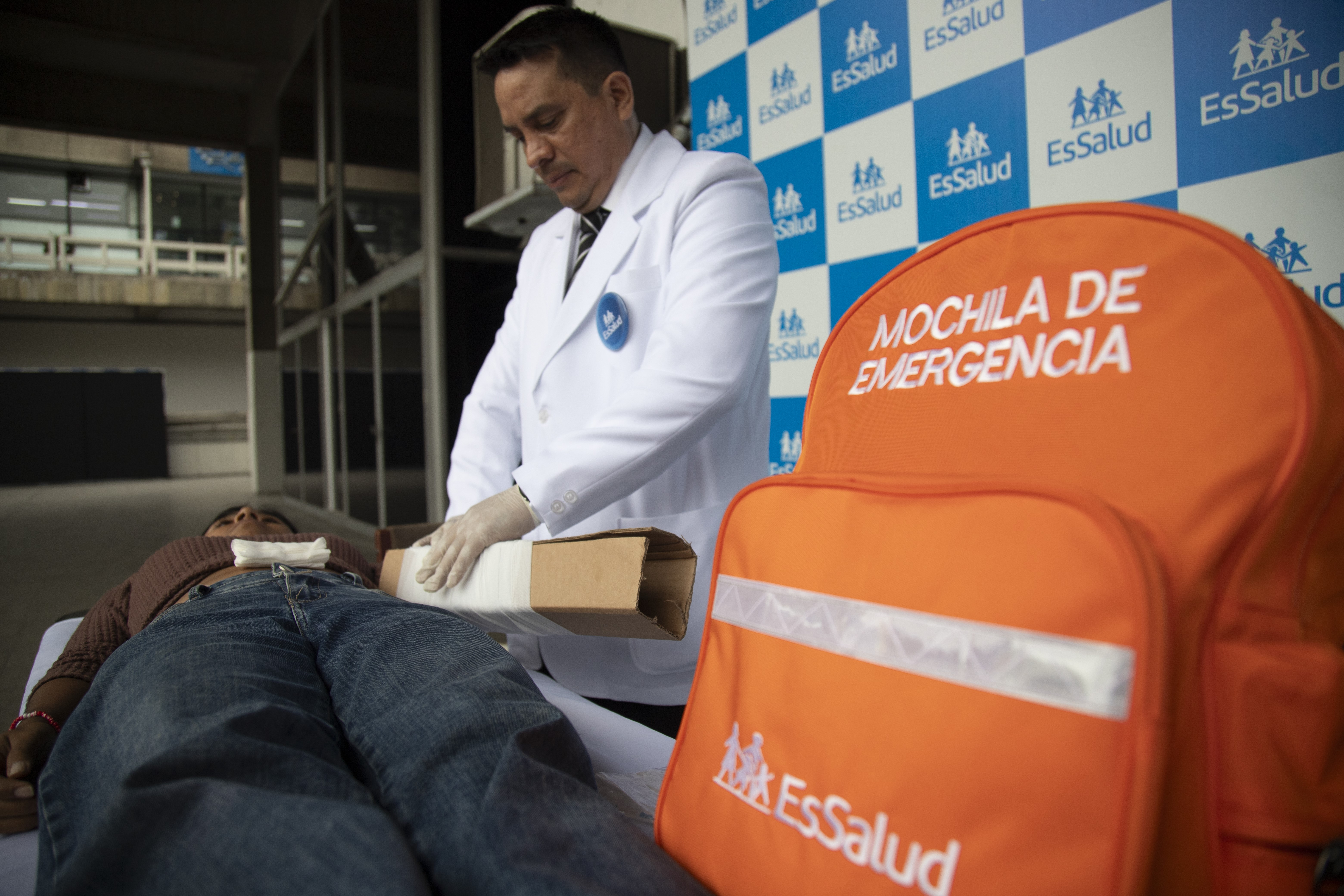 EsSalud: What to do if a person is injured during an earthquake