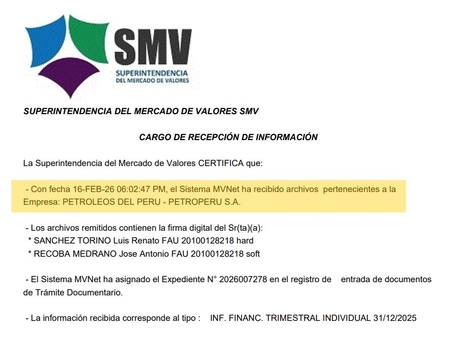 En febrero de este año, la petrolera estatal entregó a la SMV sus estados financieros, antes de las notificaciones del Tribunal Fiscal. Foto: La Repúlica