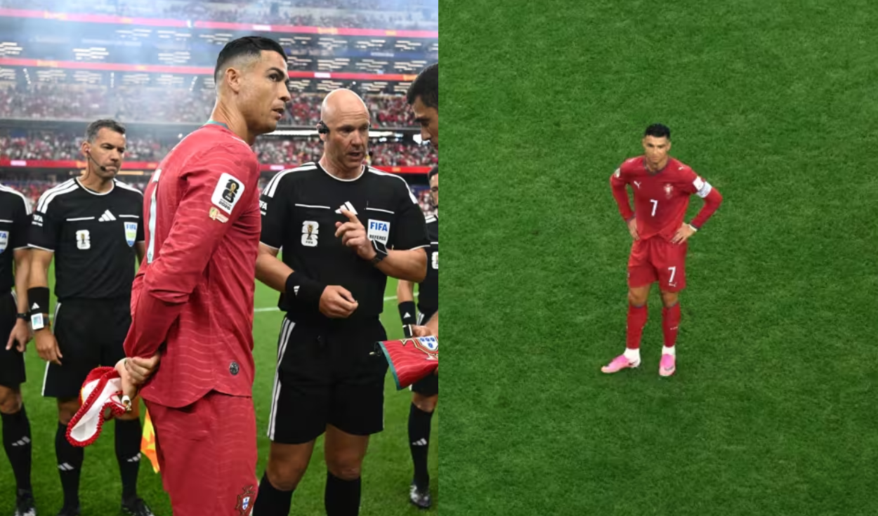 Prendas utilizadas por Ronaldo en el partido. Fotos: FIFA | Composición: LR Prendas utilizadas por Ronaldo en el partido. Fotos: FIFA | Composición: LR