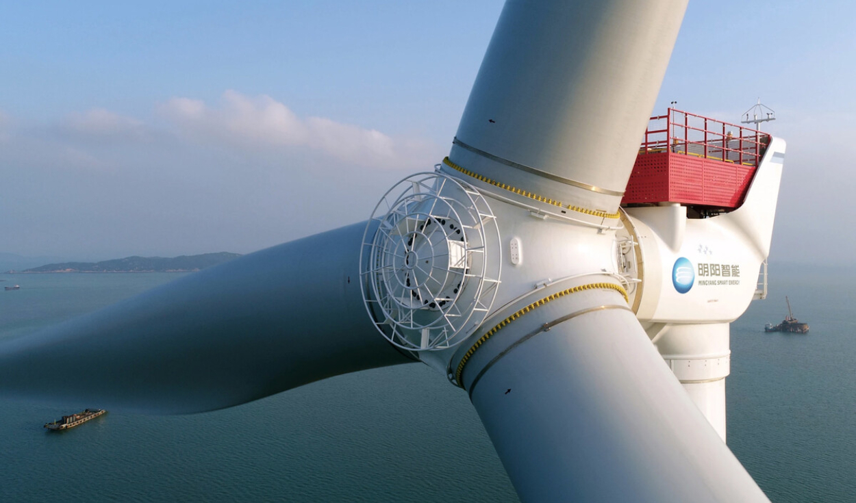 China Installs World's Largest Offshore Wind Turbine Off Hainan Coast