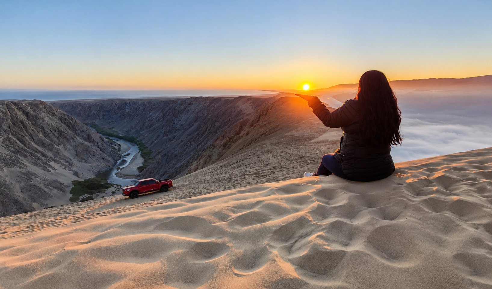 More than a desert! This is Torres de Acarí, the world's highest dune conquering adventure tourism and extreme sports
