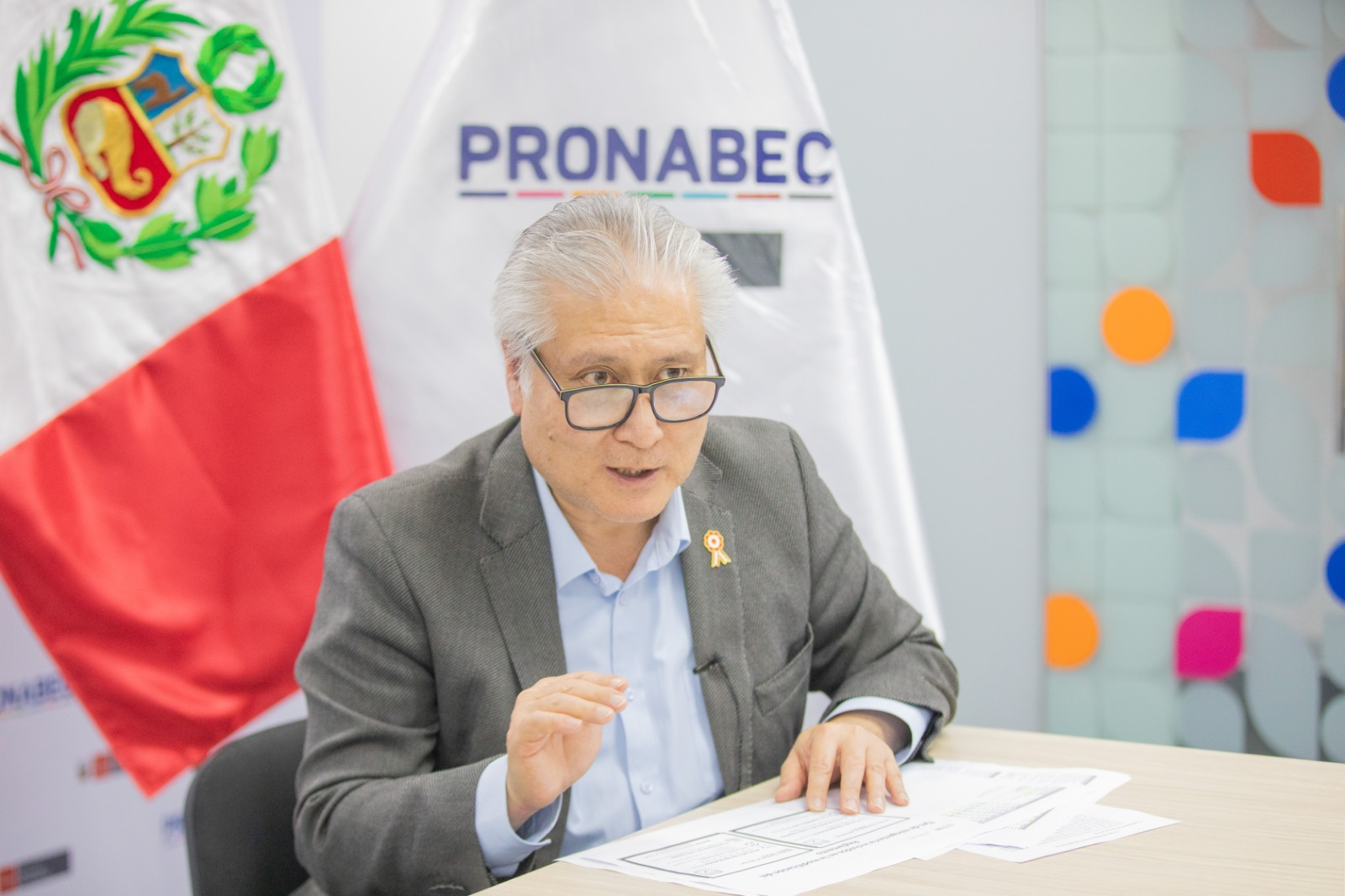 Director ejecutivo del Pronabec, Enrique Chon Yamasato. Foto: Pronabec