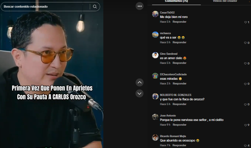 Comentarios en TikTok. Foto: captura/cliperoarequipeo1 Comentarios en TikTok