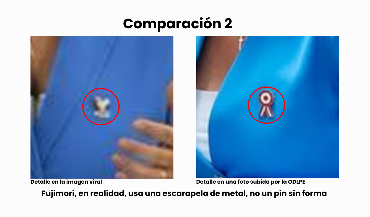 Comparación 2. Foto: Facebook / Oficina de la Presidenta Electa (Instagram) | Composición: LR