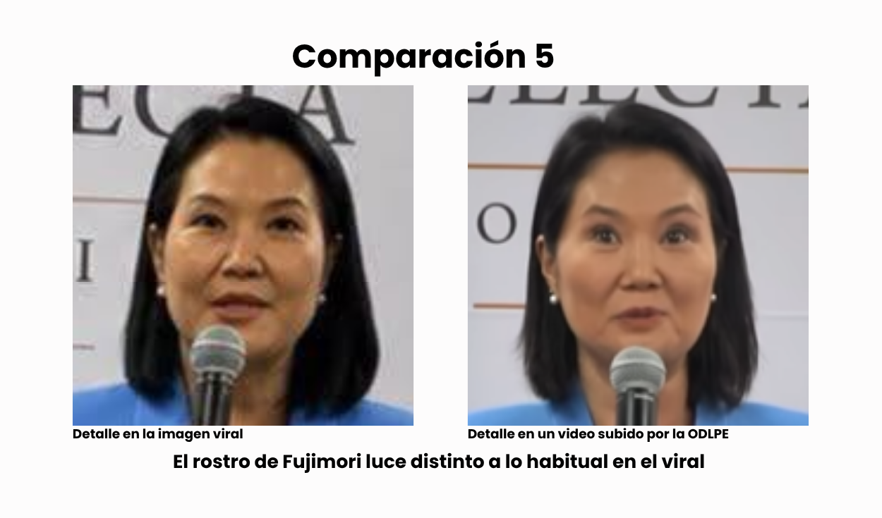 Comparación 5. Foto: Facebook / Oficina de la Presidenta Electa (Instagram) | Composición: LR