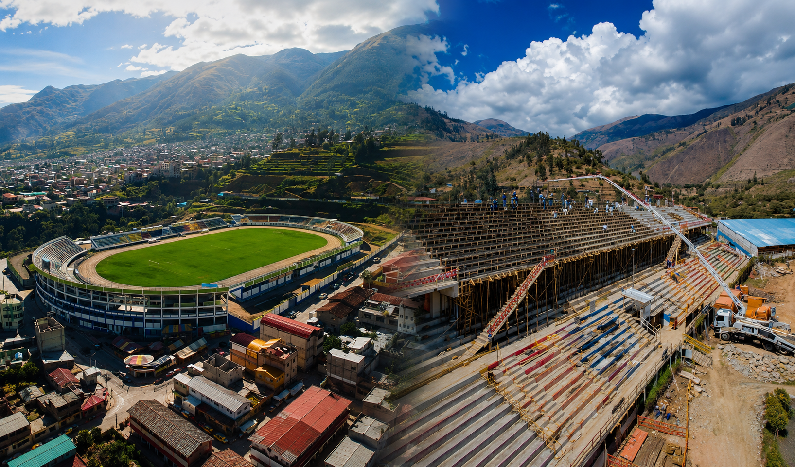 Peru's Apurímac region nears completion of spectacular new stadium
