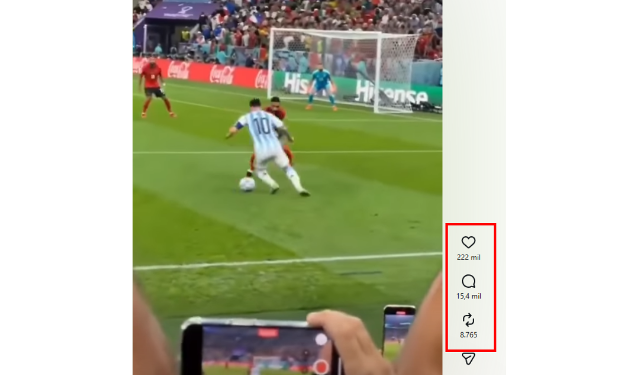 Uno de los posts con más alcance. Foto: Instagram