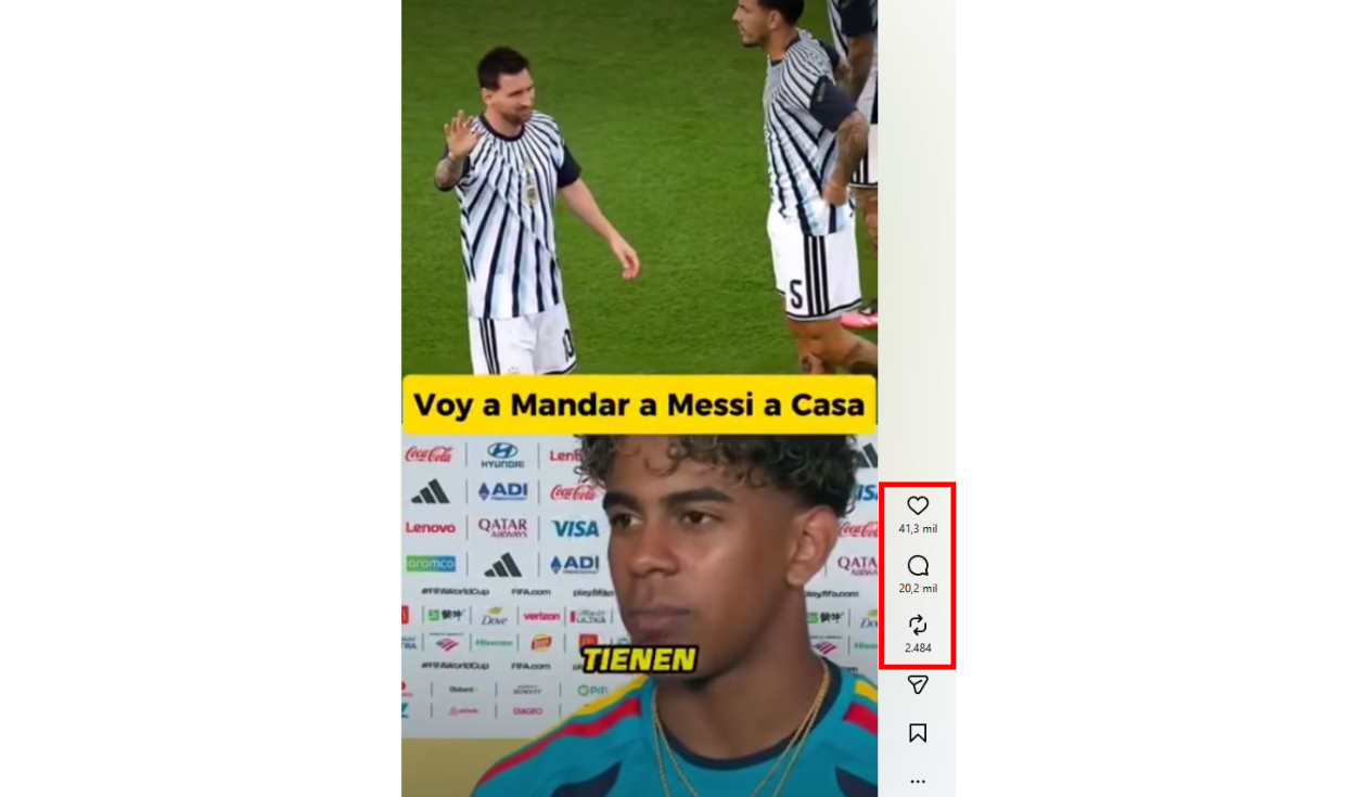 Uno de los posts con más alcance. Foto: Instagram