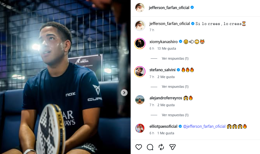 Jefferson Farfán comparte imágen de su hijo. Foto: Instagram Hijo de Jefferson Farfán