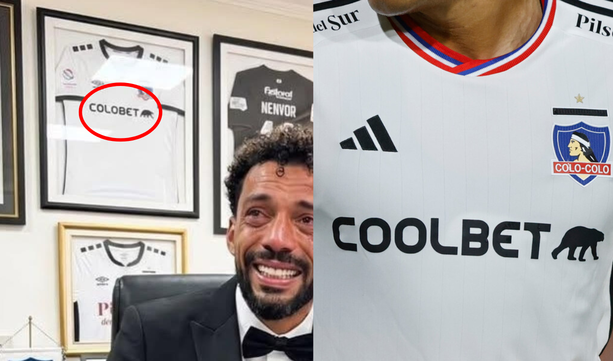 Incoherencias en la camiseta. Fotos: Instagram / Colo Colo | Composición: LR