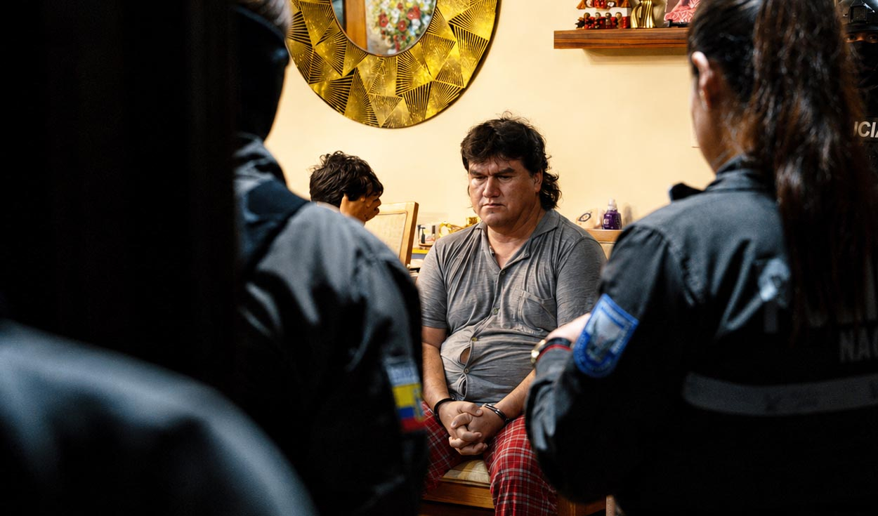 Ecuador police arrest ex-mayor as top Los Lobos financier