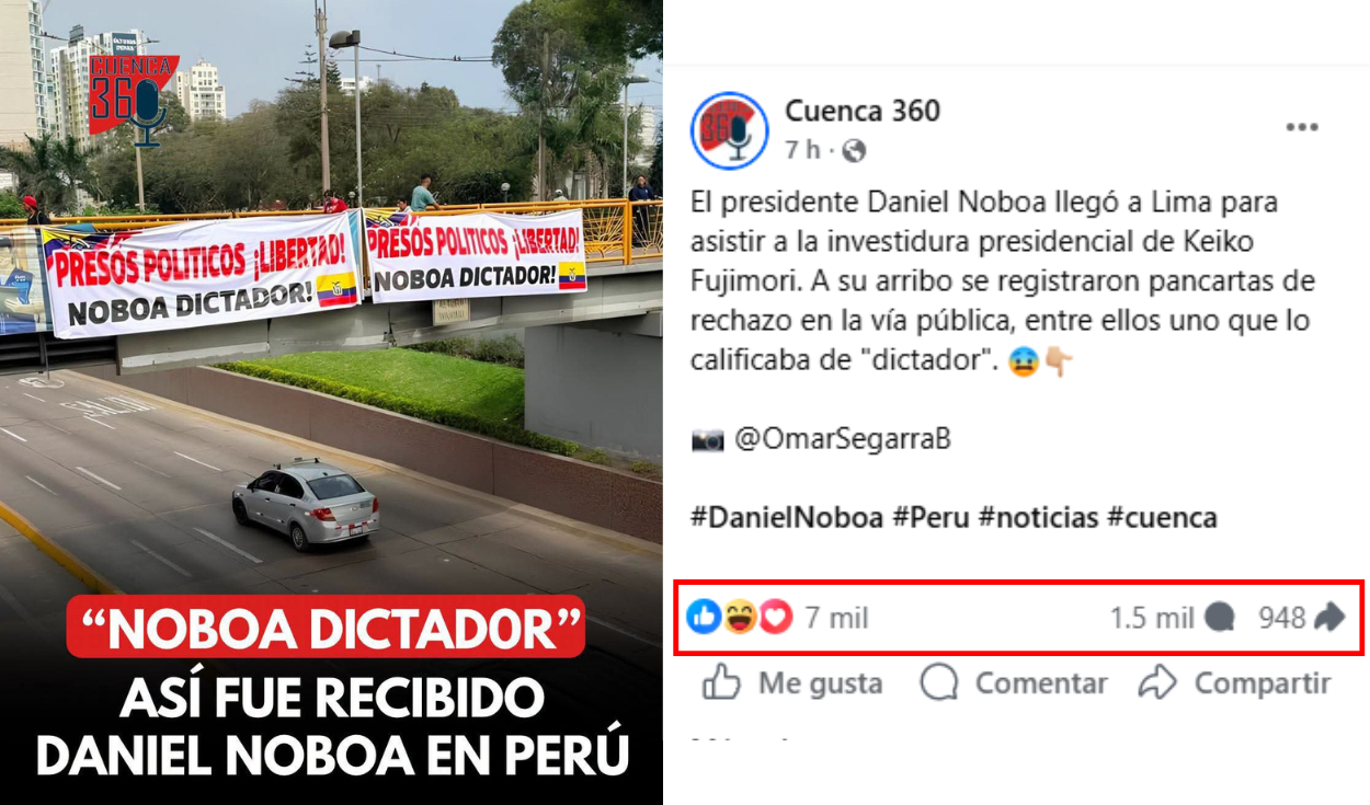 Post con más interacciones. Foto: Facebook