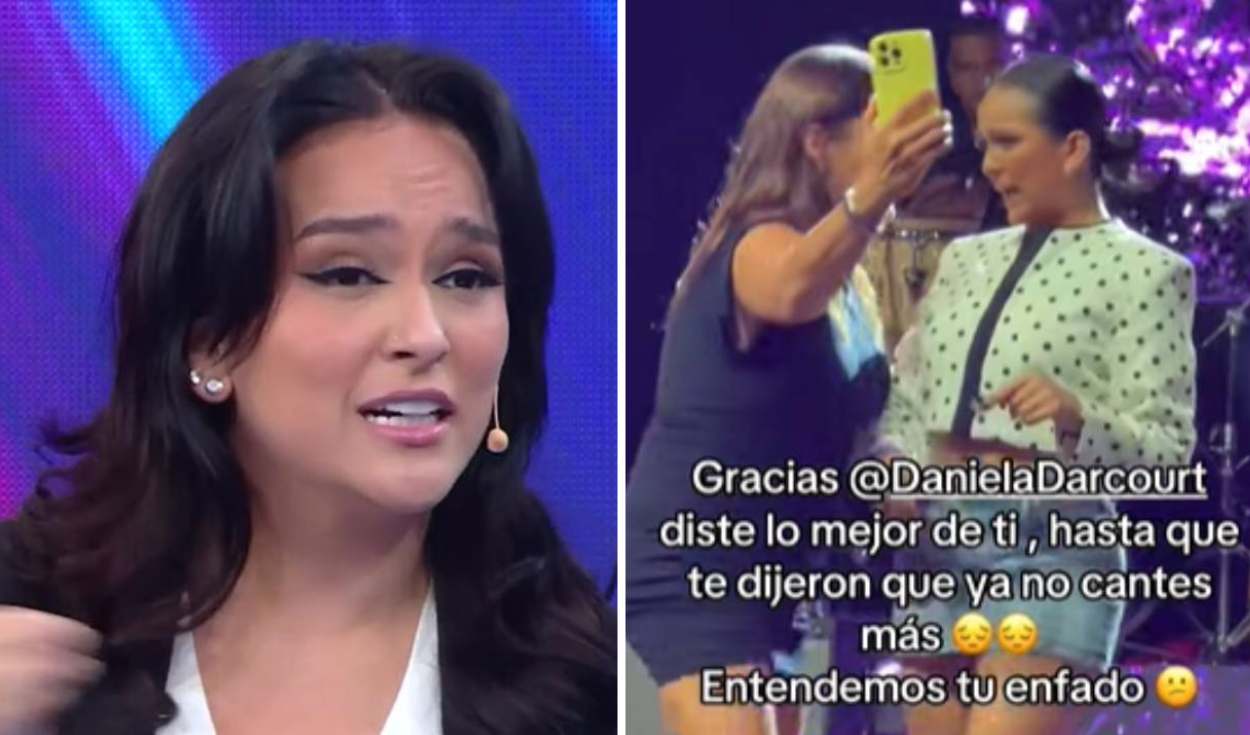 Daniela Darcourt PIERDE LOS PAPELES tras bochornoso momento al ser SACADA de escenario en Europa: "Una falta de..."