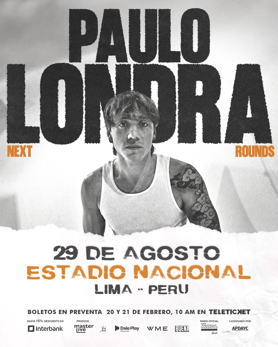 Palo Londra se presentará en el Estadio Nacional Foto: Composición LR