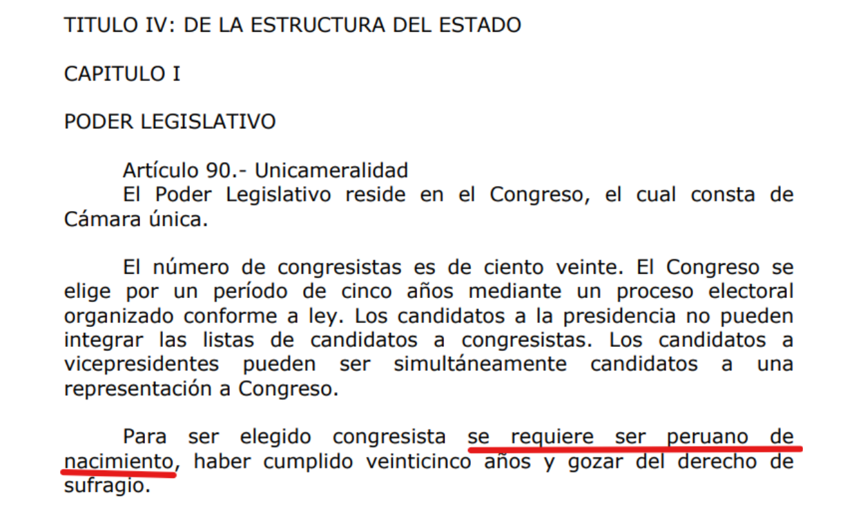 Artículo 90 de la Constitución