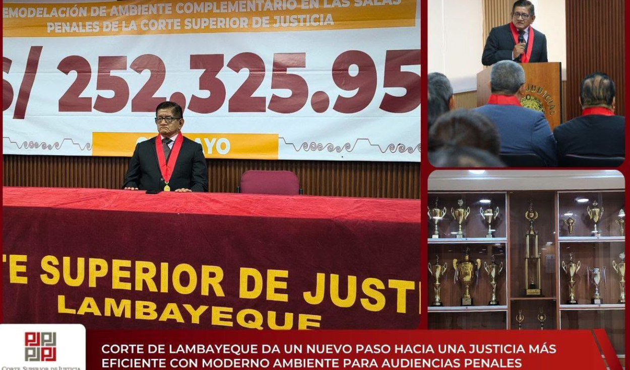 El objetivo es ofrecer un mejor servicio a la ciudadanía y mejorar la administración de justicia. Foto: difusión. corte-de-lambayeque