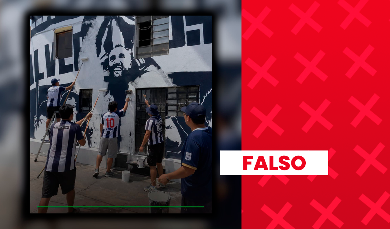 Alianza Lima Mural Image Is AI Generated, Checkers Find