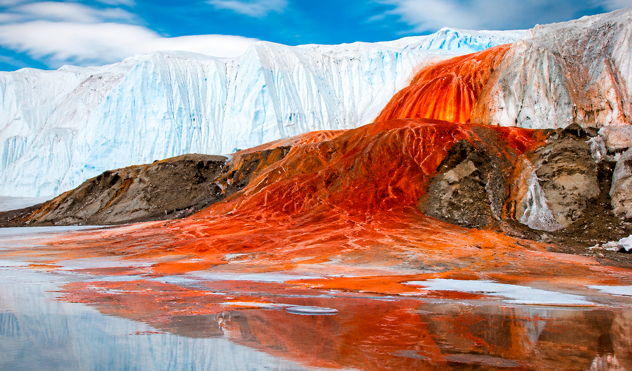 Antarctica's Blood Falls contain active marine life