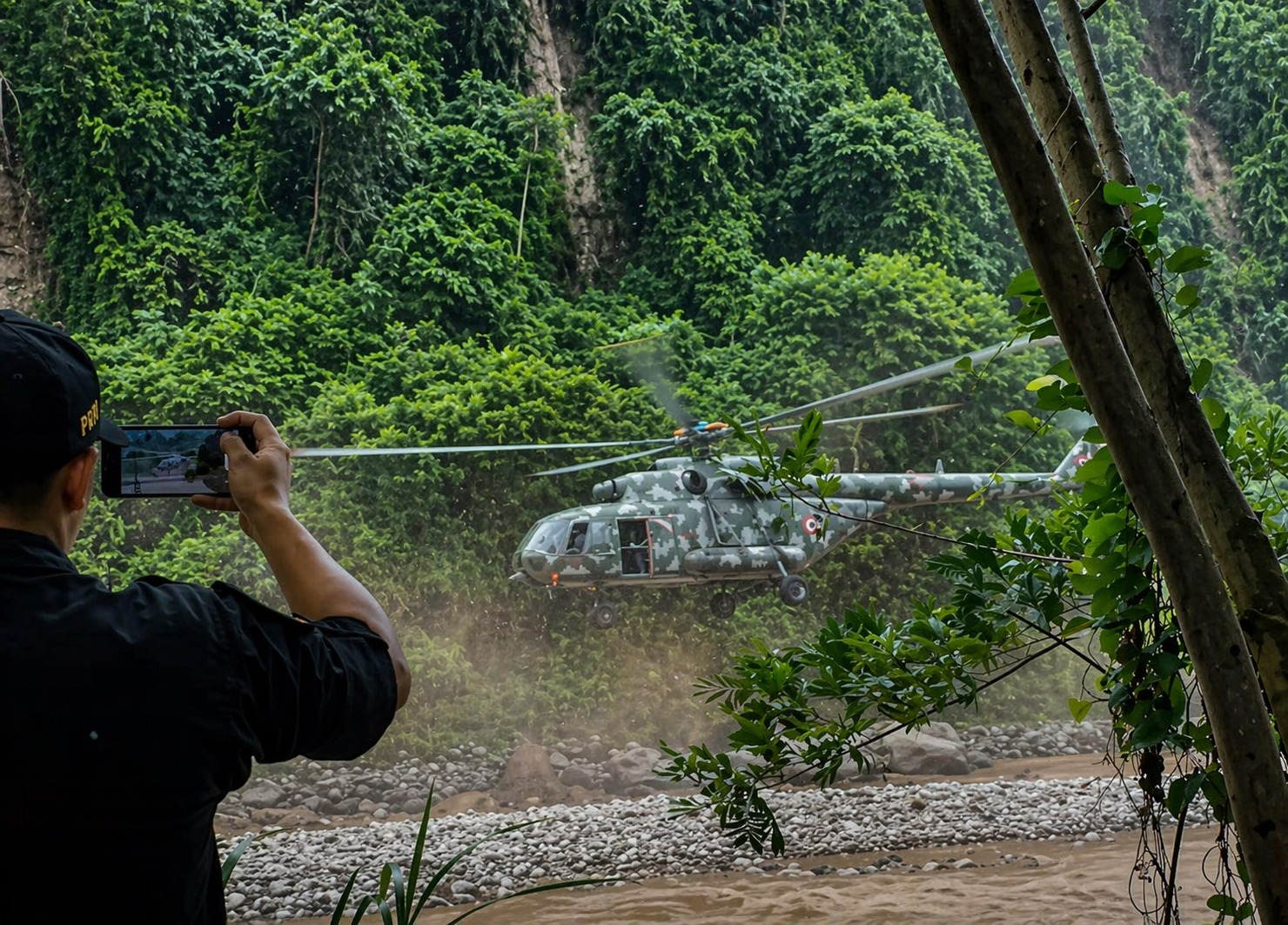 Operaciones contra el narcoterrorismo y otros grupos criminales hostiles han contado con el respaldo de las aeronaves del Ejército. Foto: difusión