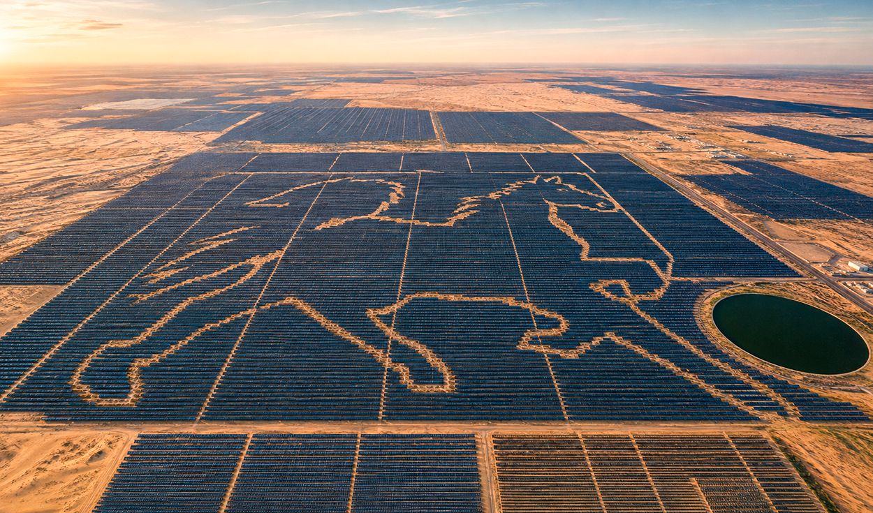 China builds 400km solar Great Wall in Kubuqi Desert