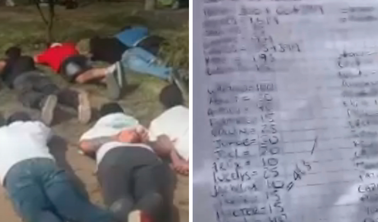 30 foreigners from 'Los Intocables del Sur' arrested in Cieneguilla; notebook with victim names found